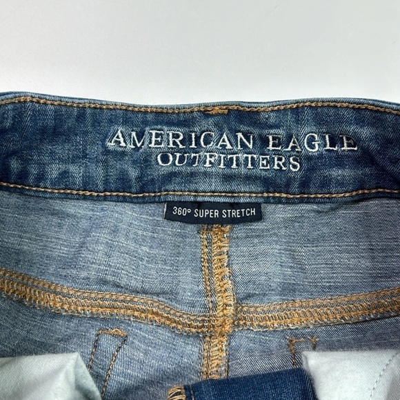 American Eagle 360 Super Stretch Hi Rise Shortie Shorts Size 6 - Picture 6 of 9